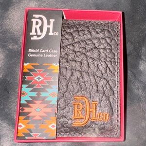 Genuine Leather Card Holder - Dark Brown